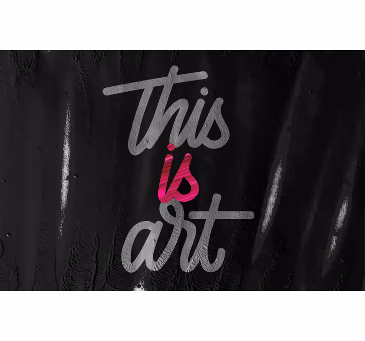 Persiana enrollable para cuarto arte en colores rosa y negro - TenVinilo