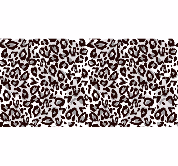 Persiana enrollable para cuarto leopardo negro - TenVinilo