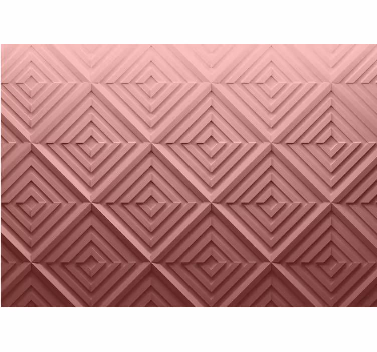 Persiana enrollable para cuarto abstracción geométrica rosa - TenVinilo