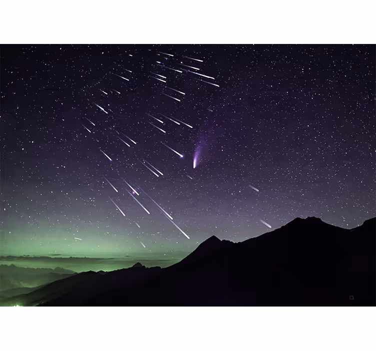 Persiana enrollable para cuarto lluvia de estrellas - TenVinilo