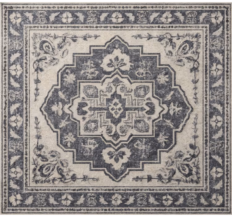 Persiana enrollable salón azulejos beige elegantes - TenVinilo