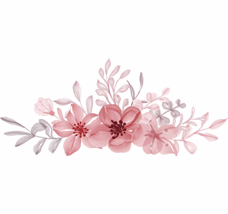 Persiana enrollable para cuarto flores rosas - TenVinilo