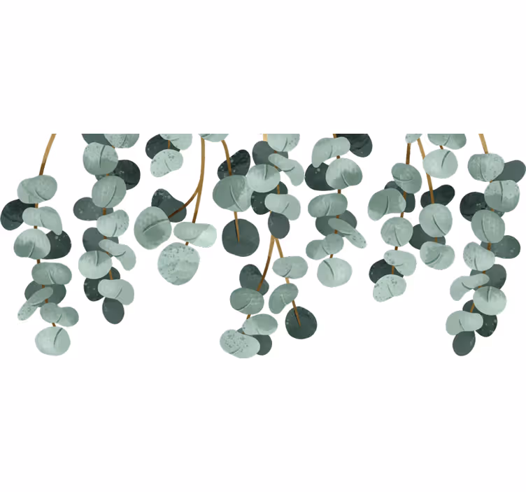 Persiana enrollable para cuarto plantas colgantes - TenVinilo