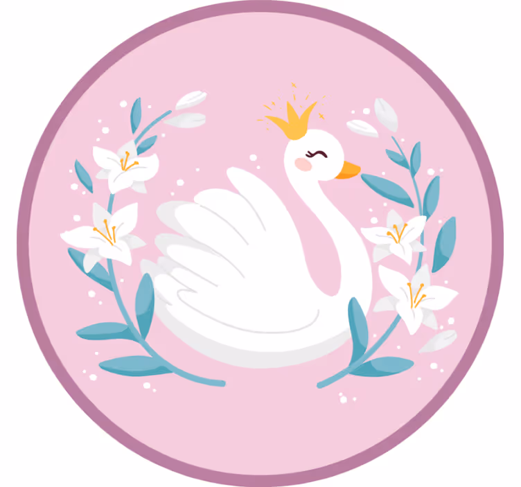 Persiana enrollable infantil reina cisne - TenVinilo