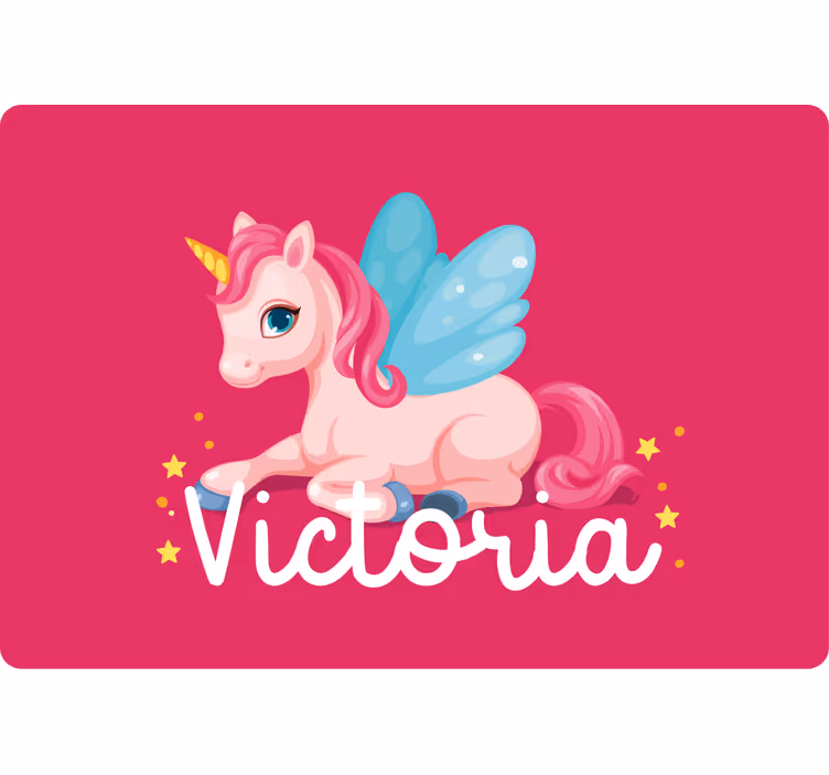 Persiana enrollable infantil unicornio rosa divertido - TenVinilo