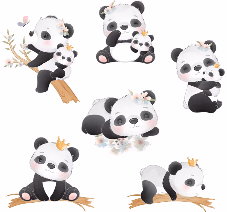 Persiana enrollable infantil vida de panda - TenVinilo
