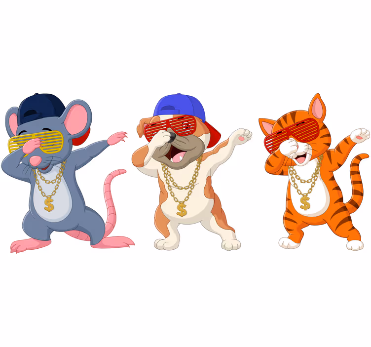 Persiana enrollable infantil con animales para niños - TenVinilo