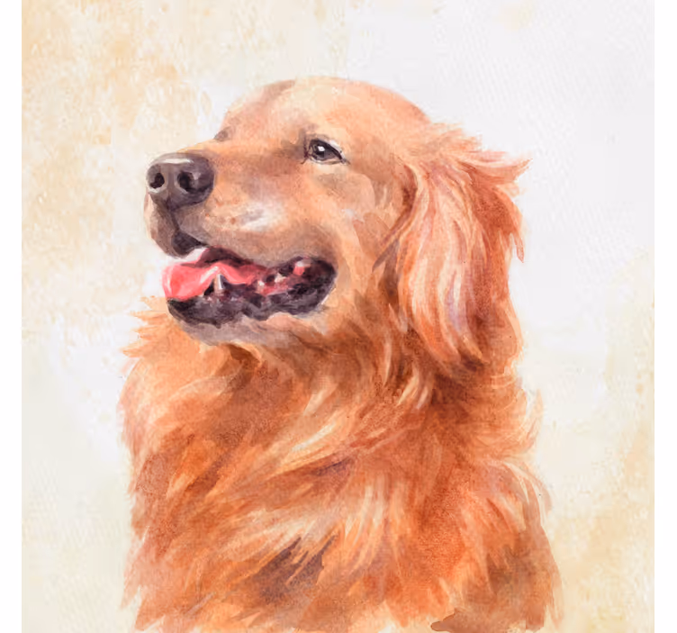 Persiana enrollable infantil perro estilo acuarela - TenVinilo