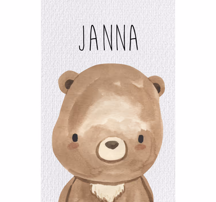 Persiana enrollable infantil oso del bosque - TenVinilo