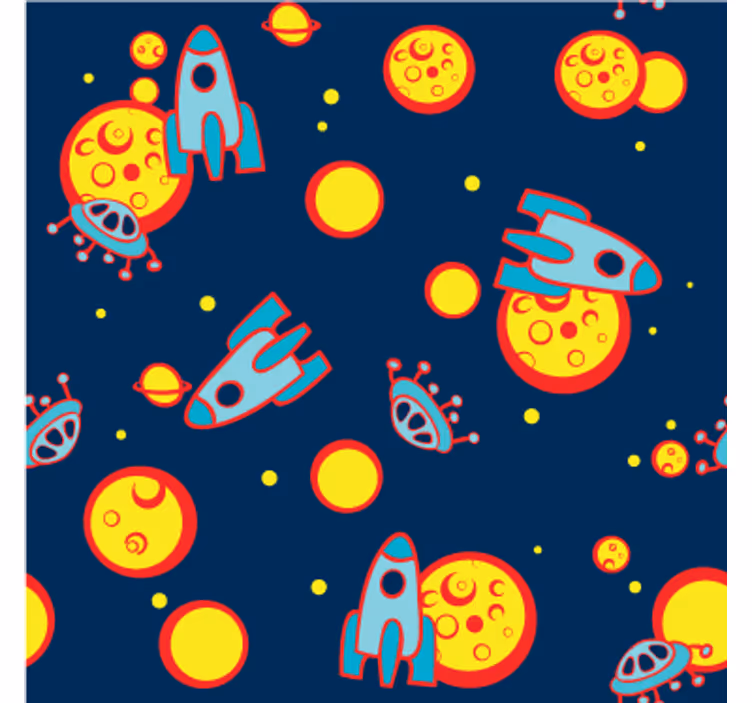 Persiana enrollable infantil universo de estrellas - TenVinilo