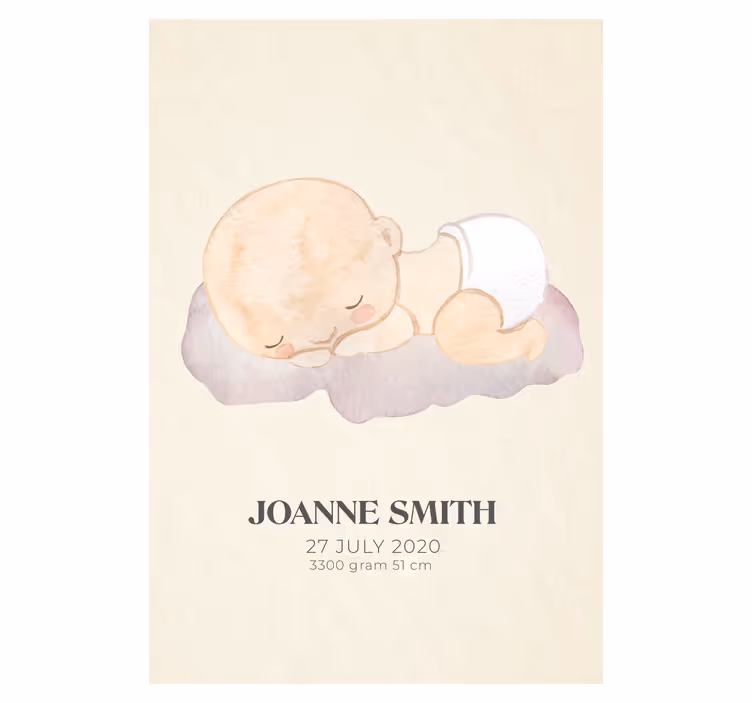 Persiana enrollable infantil amor de bebé - TenVinilo
