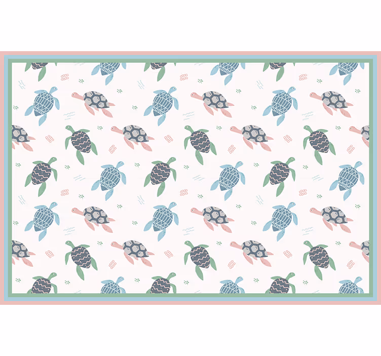 Persiana enrollable infantil tortugas suaves - TenVinilo