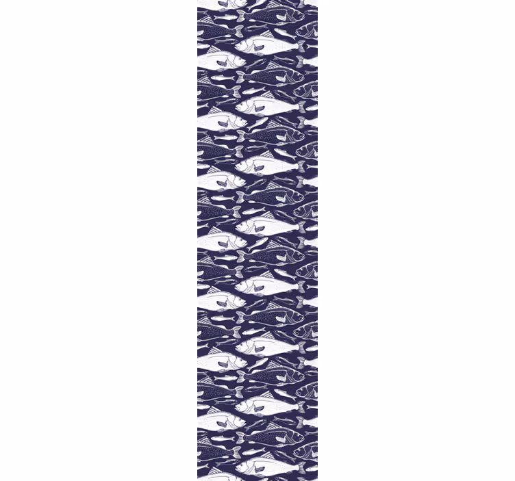 Persiana enrollable para cocina peces marinos frigorífico - TenVinilo