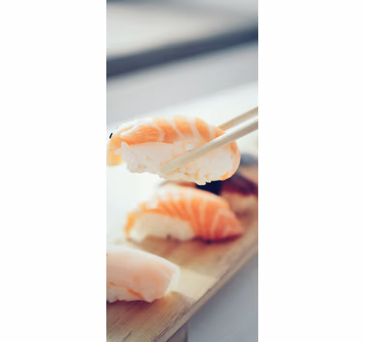 Persiana enrollable para cocina sushi cocina - TenVinilo