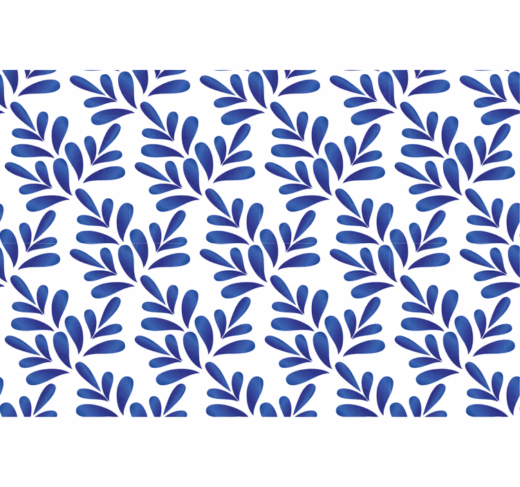 Persiana enrollable azul porcelana azul - TenVinilo
