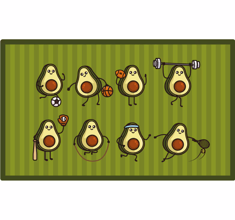 Persiana enrollable infantil aguacates de anime - TenVinilo