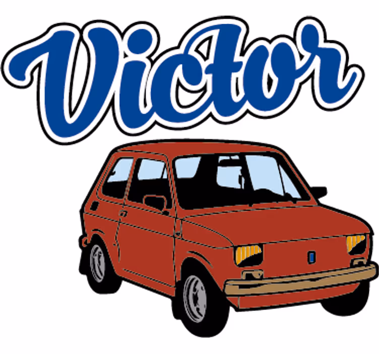 Persiana enrollable infantil vinilo de coche para niños - TenVinilo