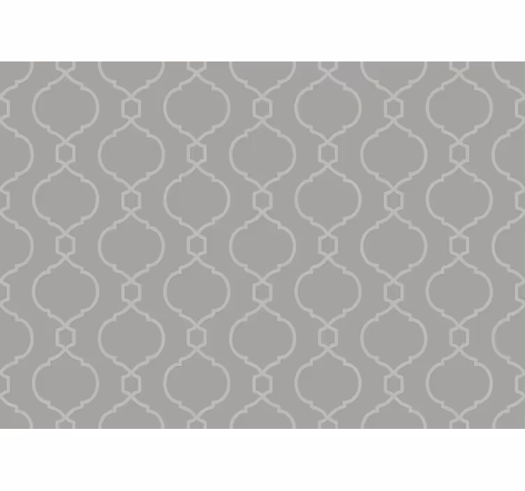 Persiana enrollable gris patrón geométrico hamptons - TenVinilo