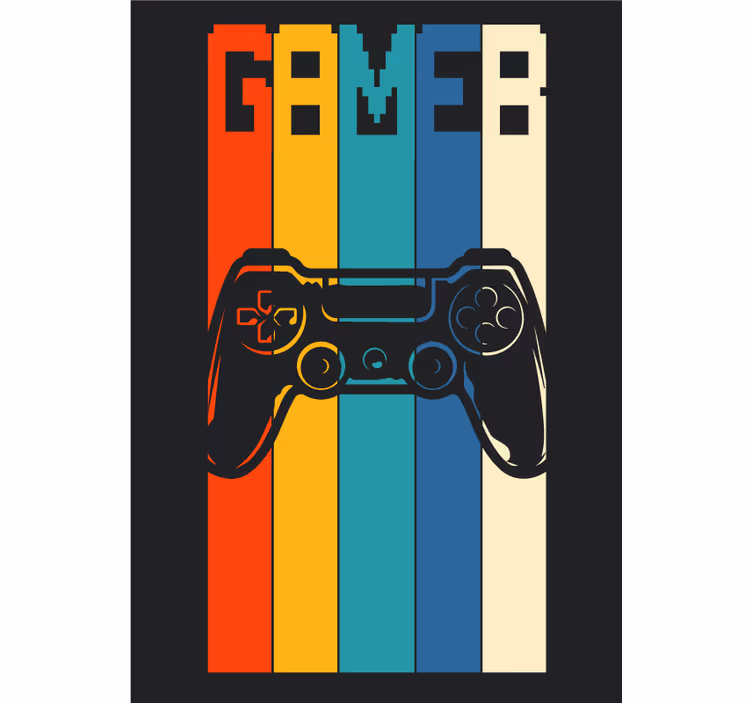 Persiana enrollable juvenil para gamers - TenVinilo