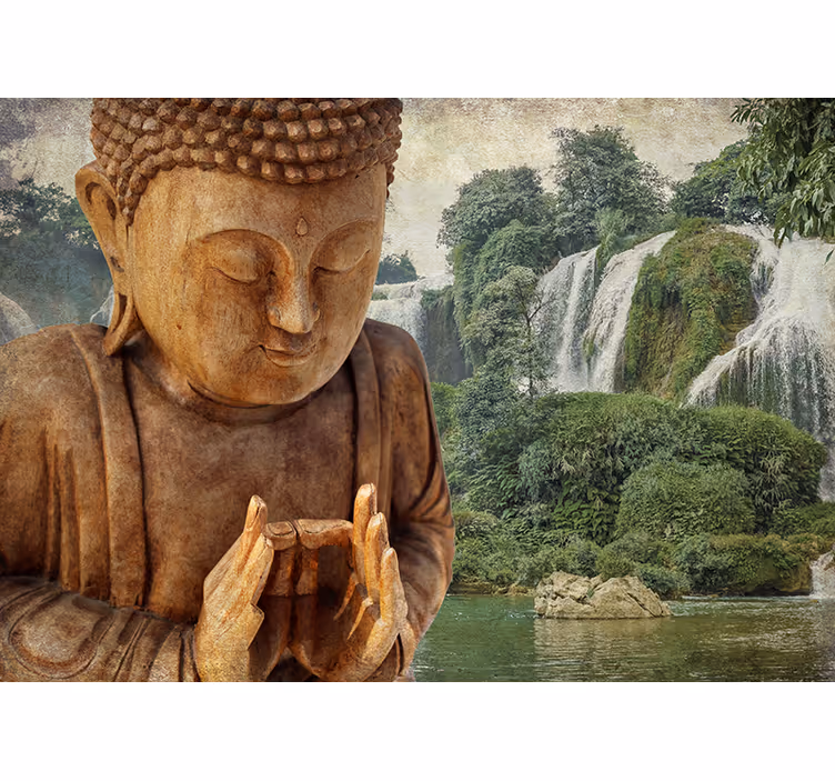 Persiana enrollable zen cascada buda serene - TenVinilo