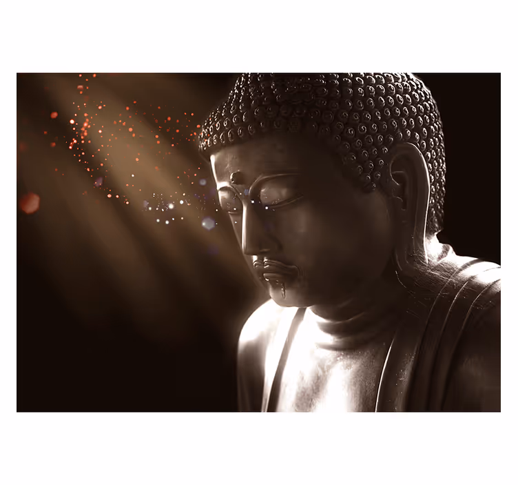 Persiana enrollable zen retrato de buda serene - TenVinilo