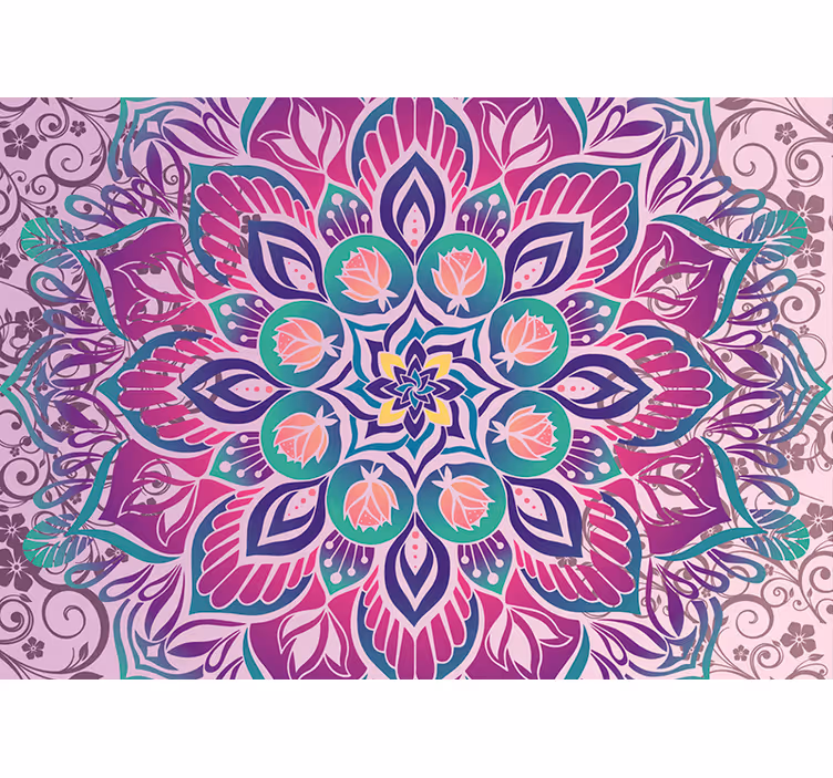 Persiana enrollable zen patrón de mandala - TenVinilo
