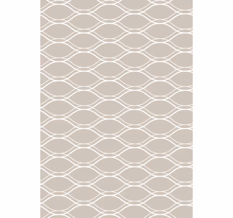 Persiana enrollable exterior beige con líneas blancas - TenVinilo