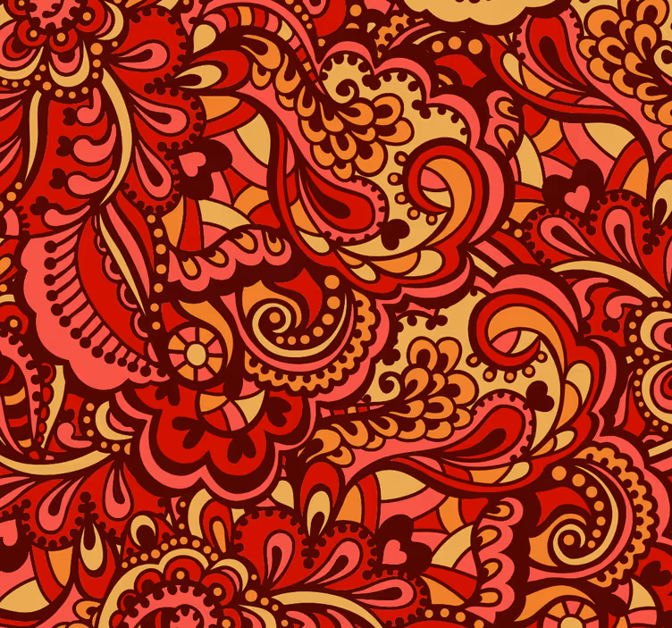 Persiana enrollable exterior papel tapiz formas ornamentales - TenVinilo