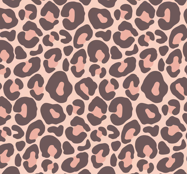 Persiana enrollable juvenil estampado de leopardo rosa - TenVinilo