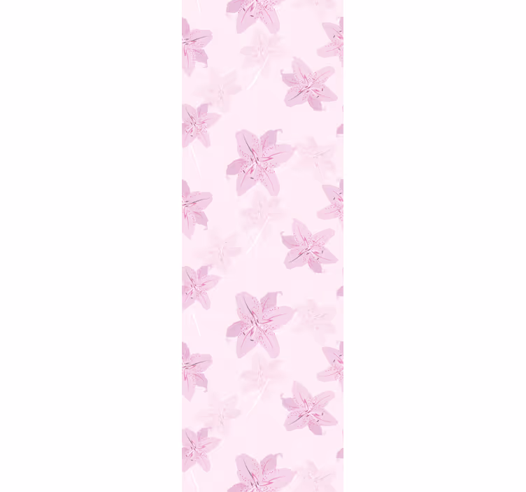 Persiana enrollable juvenil diseño floral femenino - TenVinilo
