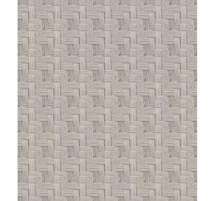 Persiana enrollable pasillo efecto mimbre gris artesanal - TenVinilo