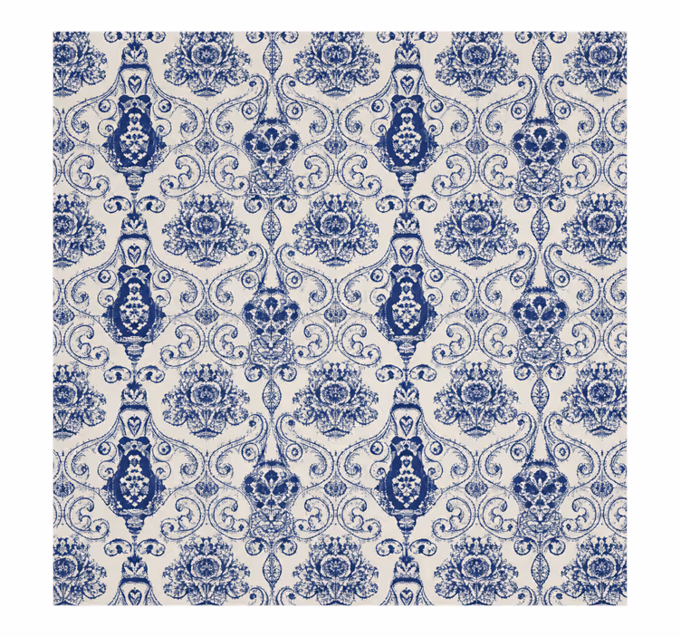 Persiana enrollable cuarto matrimonio patrón porcelana 140 - TenVinilo