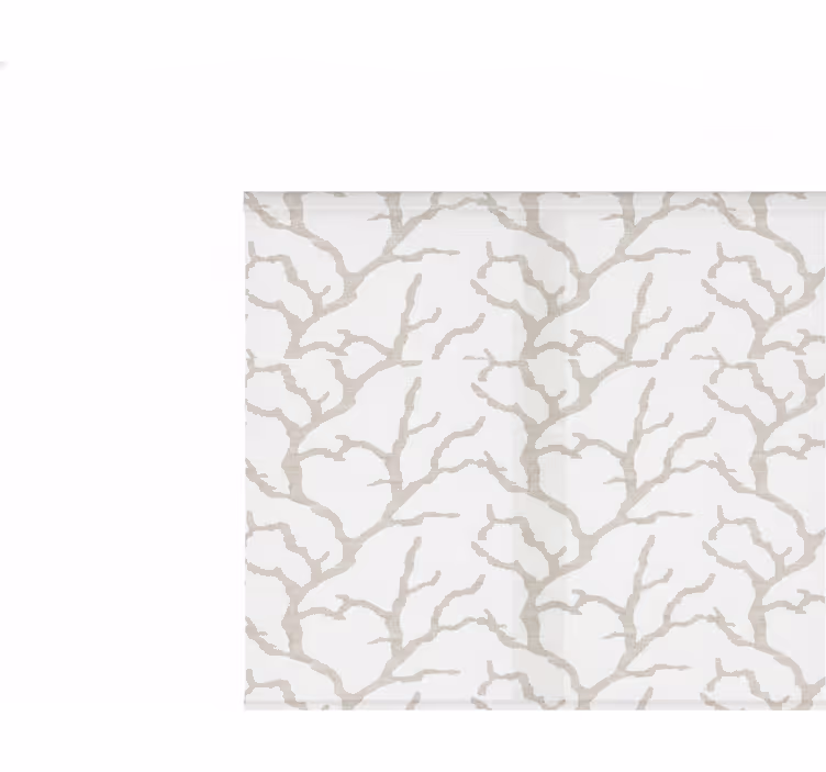 Persiana enrollable para balcón motivo beige elegante - TenVinilo