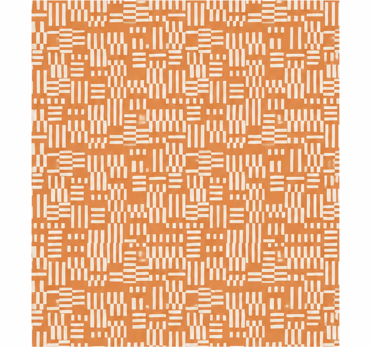 Persiana enrollable naranja diseño de tablones de pino - TenVinilo