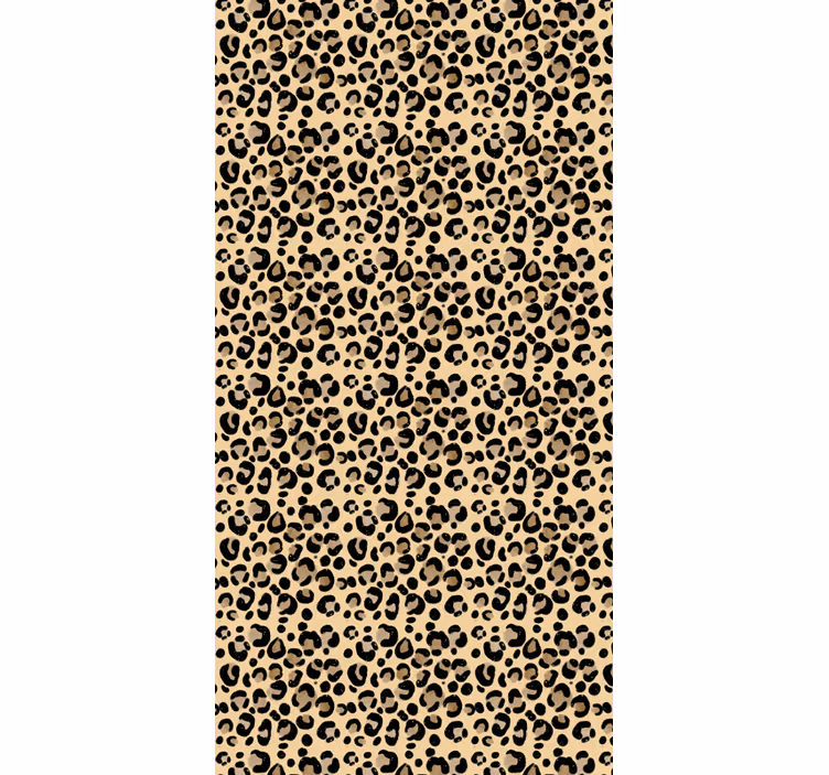 Persiana enrollable animales patrón de estampado de leopardo - TenVinilo