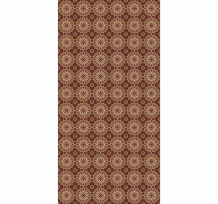 Persiana enrollable textura pantalla con motivos geométricos - TenVinilo