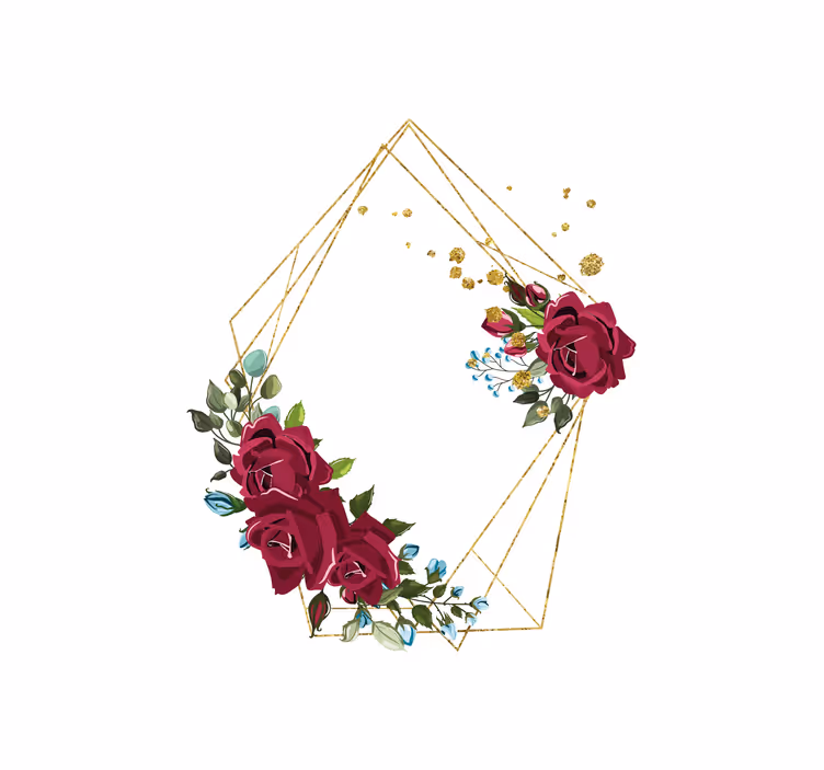 Persiana enrollable elegante arreglo floral de rosas - TenVinilo