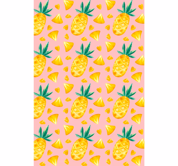 Persiana enrollable frutas delicia con estampado de piña - TenVinilo