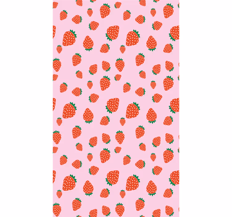 Persiana enrollable frutas delicias con estampado de fresas - TenVinilo