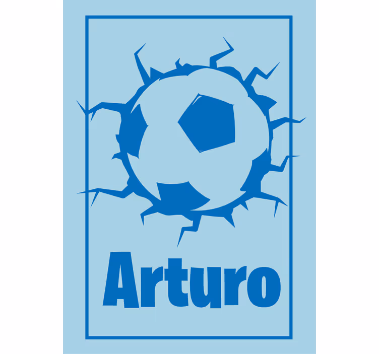Persiana enrollable deportes diseño de fútbol personalizado - TenVinilo