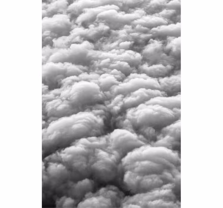 Estor nubes Imagen de cielo tormentoso gris - TenVinilo