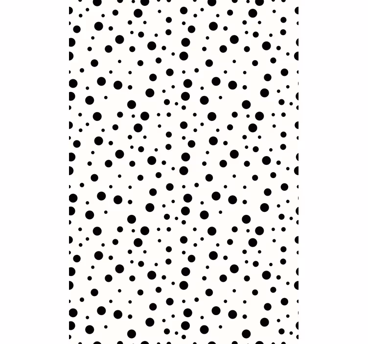 Persiana enrollable textura lunares negros - TenVinilo