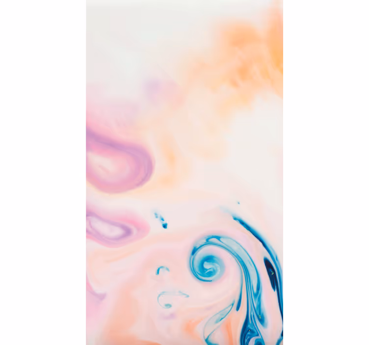 Estor dibujos Pintura efecto mármol colores pastel - TenVinilo