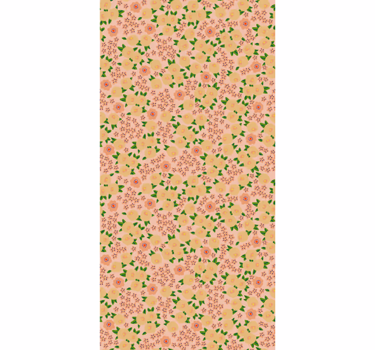 Persiana enrollable para cocina motivos florales - TenVinilo