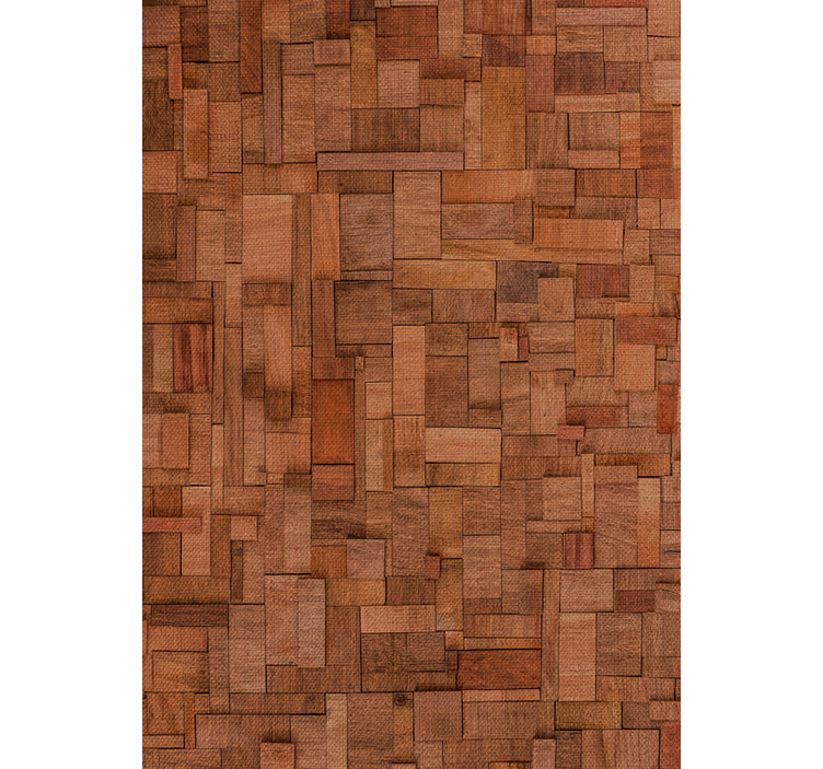 Persiana enrollable textura diseño de baldosas madera - TenVinilo