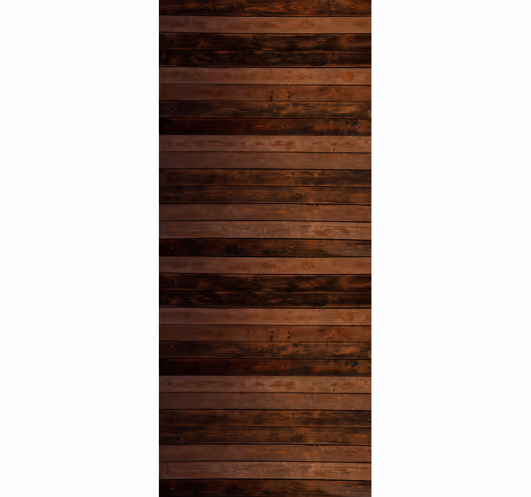 Persiana enrollable rústico patrón de listones de madera - TenVinilo