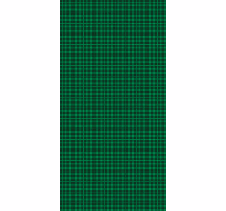 Persiana enrollable textura cuadros verdes clásicos - TenVinilo