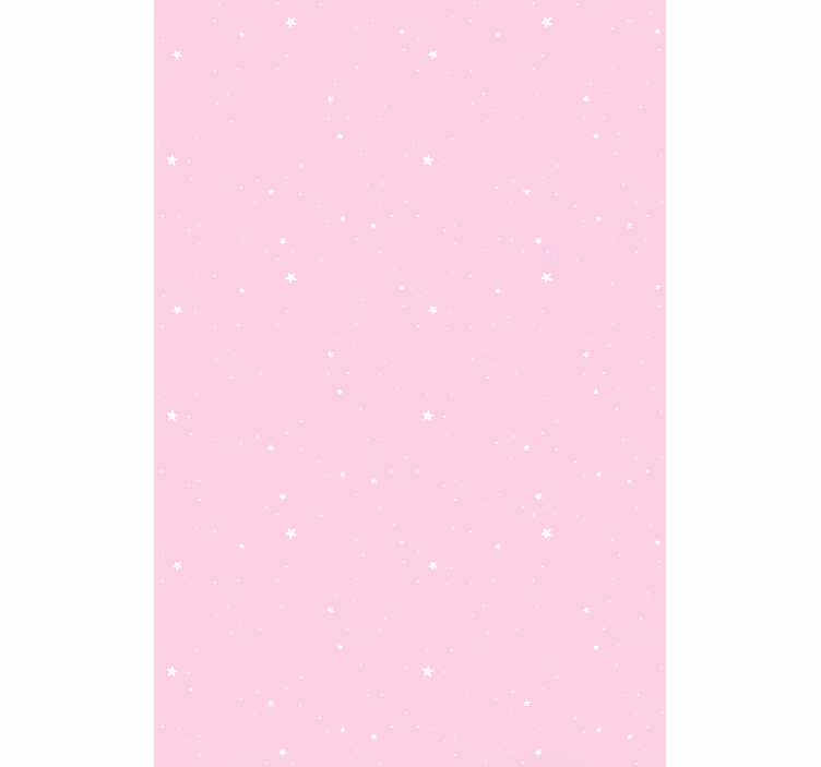 Estor infantil Estrellas blancas fondo rosa - TenVinilo