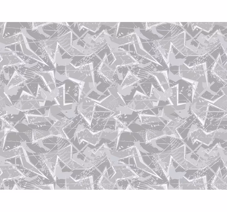 Persiana enrollable textura patrones geométricos grises - TenVinilo