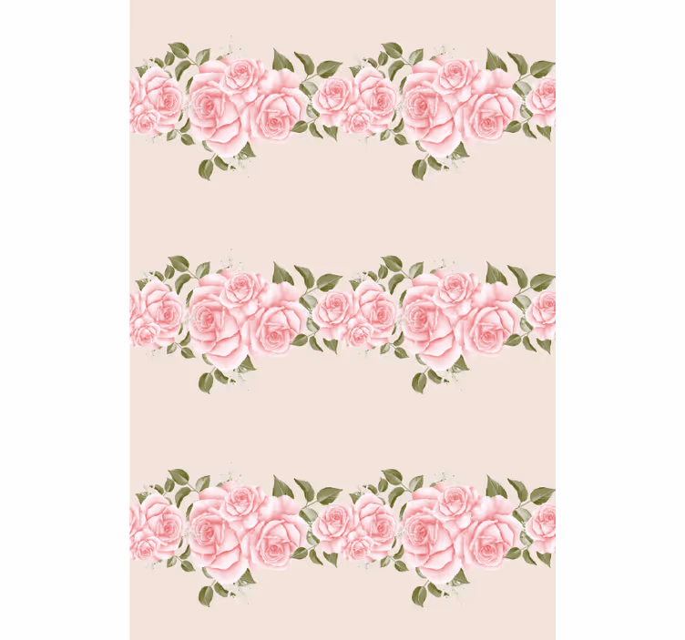 Persiana enrollable flores hermosas rosas rosadas - TenVinilo